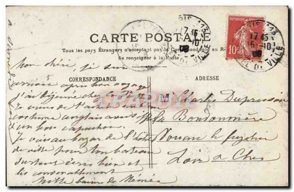 CPA FAntaisie Enfants — Verso