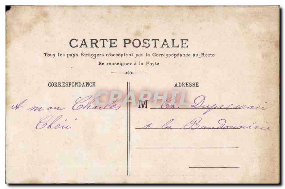 CPA FAntaisie Enfant Bonne fete — Rückseite