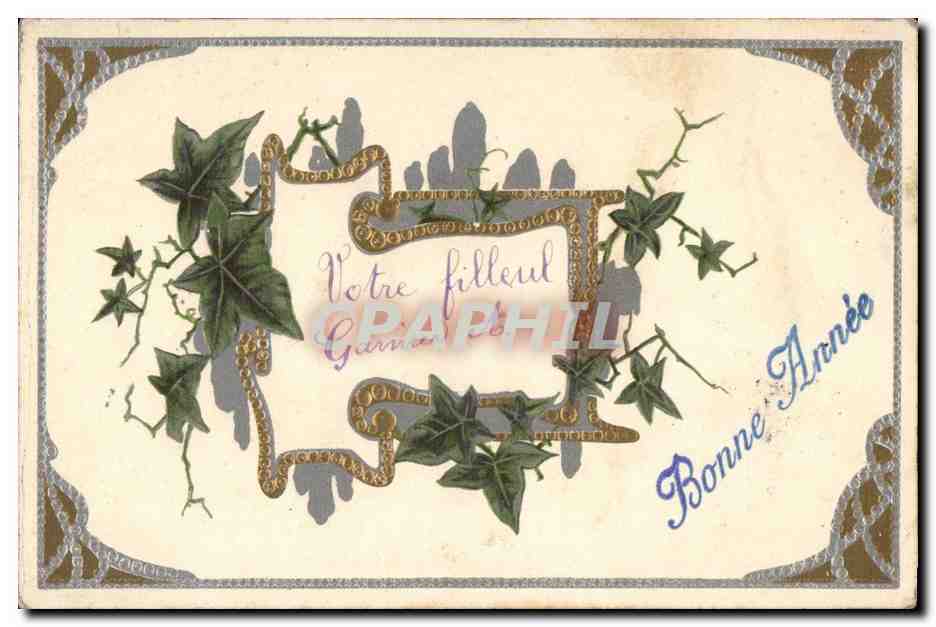 CPA FAntaisie Bonne annee 