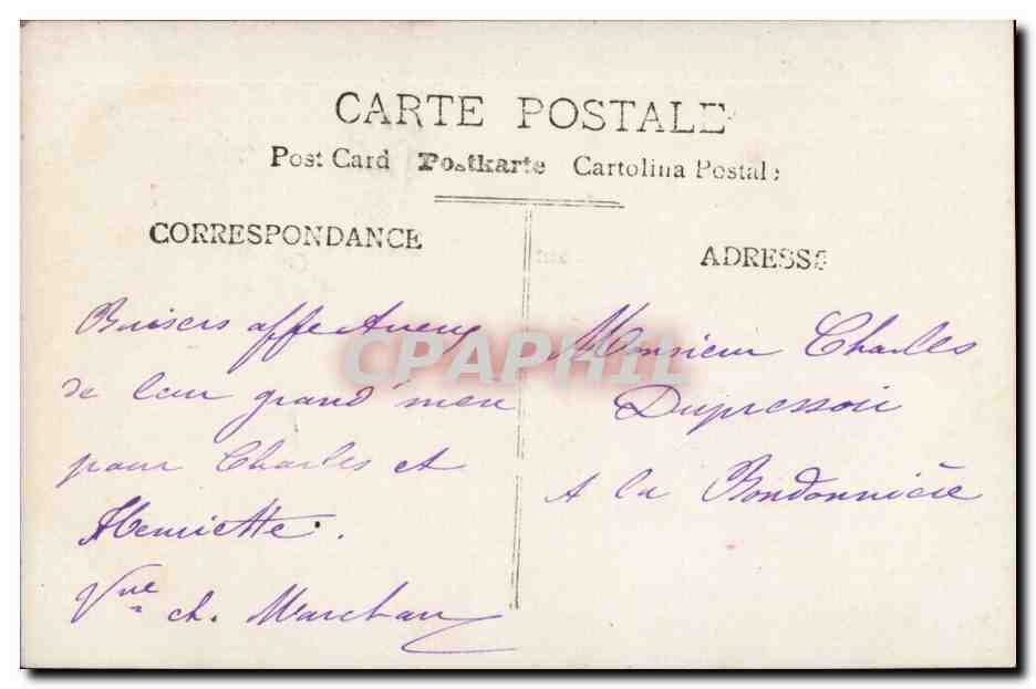 CPA FAntaisie Enfant Bonne fete — Rückseite