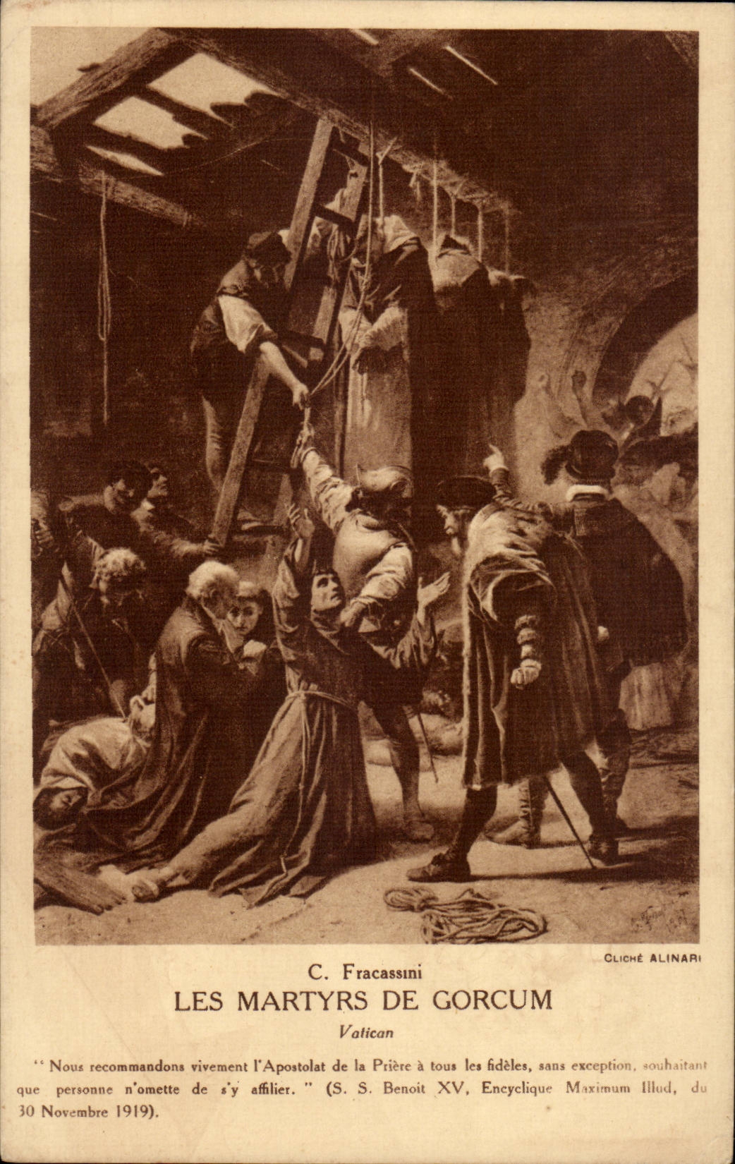 CPA Les martyrs de Gorcum Fracassini Vatican