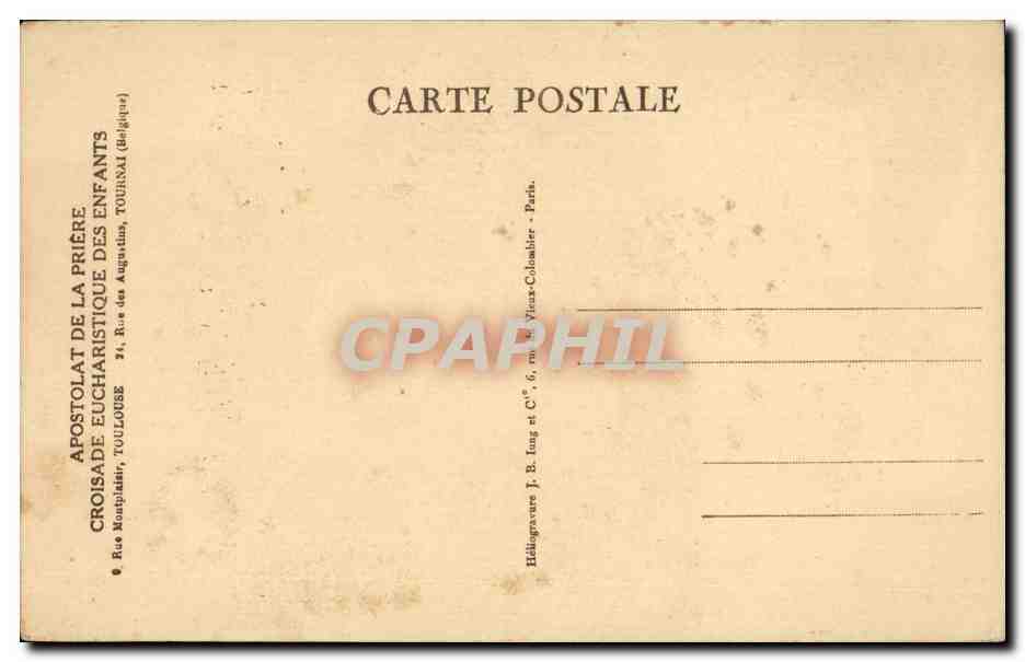 CPA Les martyrs de Gorcum Fracassini Vatican — Verso