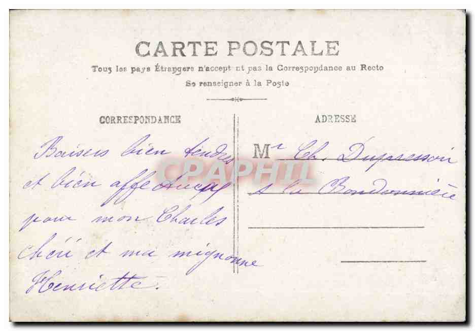 CPA Fantaisie Enfants Nouvel an Fete des bonbons ! — Rückseite