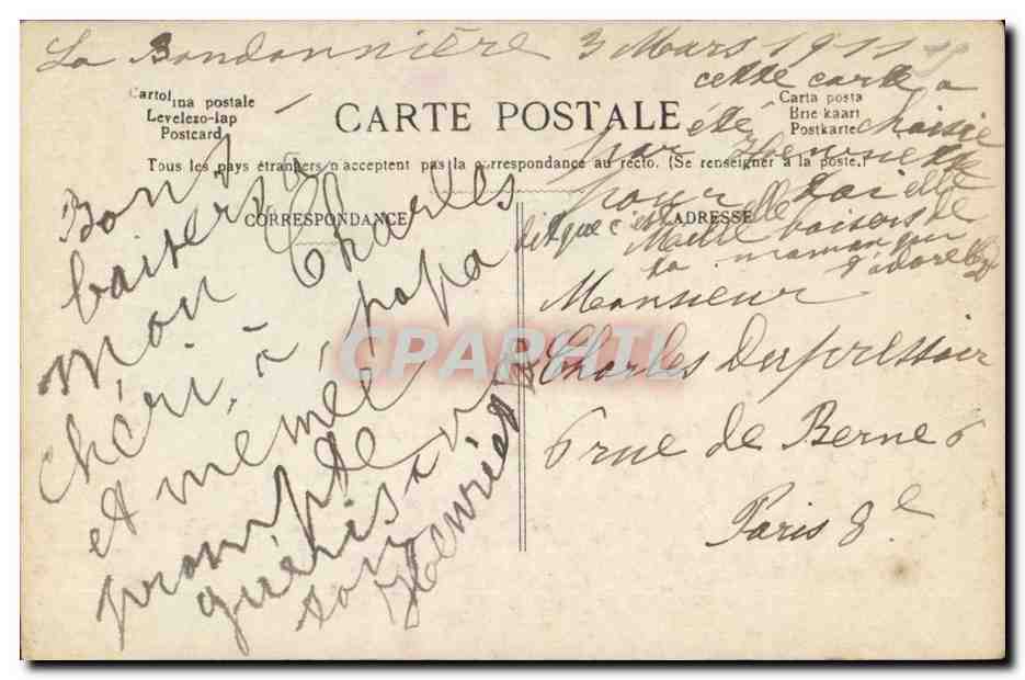 CPA Fantaisie Enfant Heureux anniversaire — Rückseite