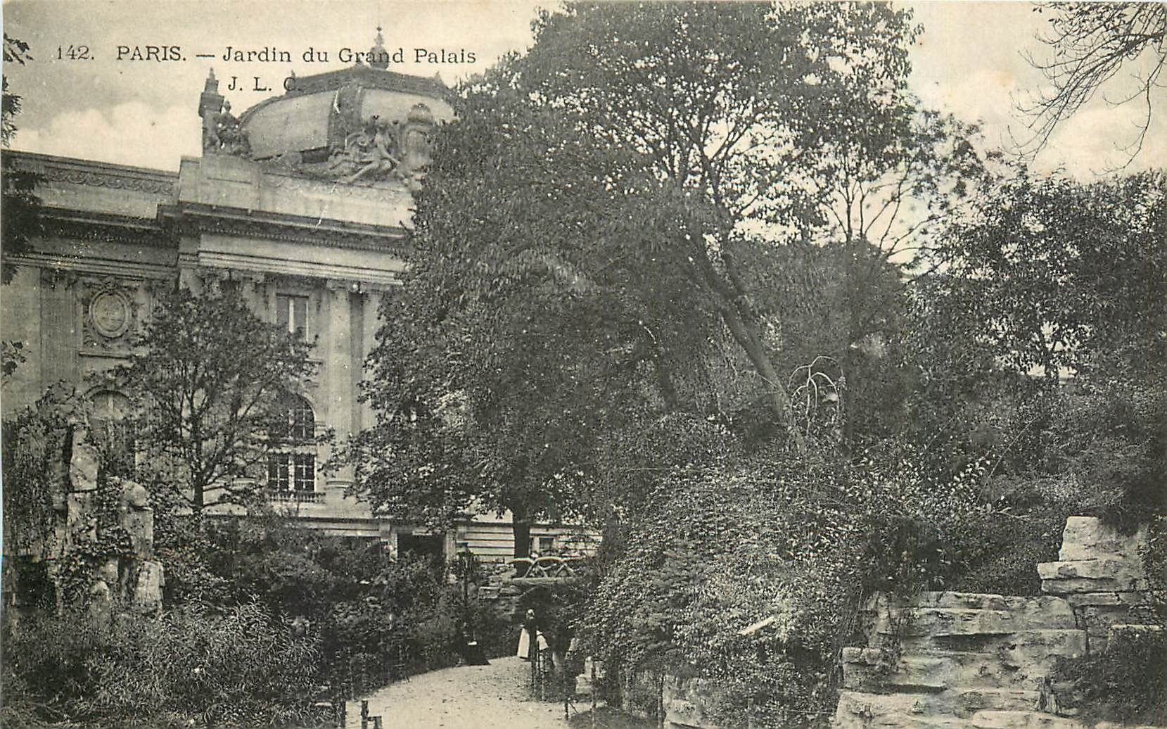 CPA Paris Jardin du Grand Palais 