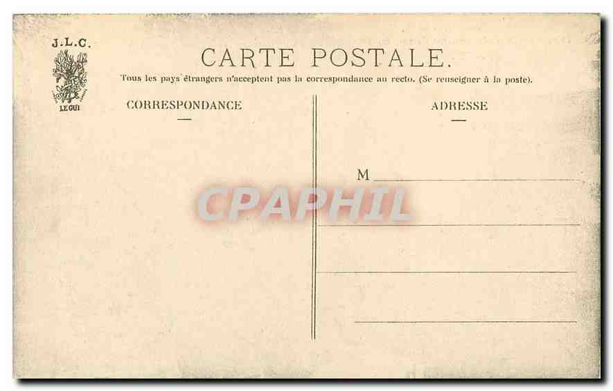 CPA Paris Jardin du Grand Palais  — Rückseite