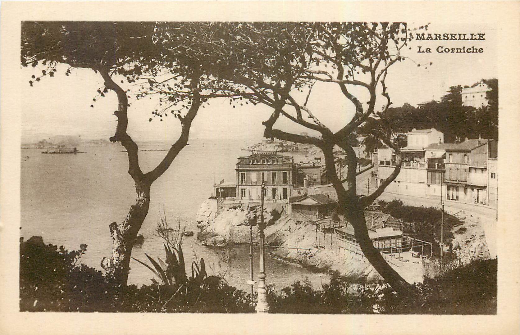 CPA Marseille La Corniche 