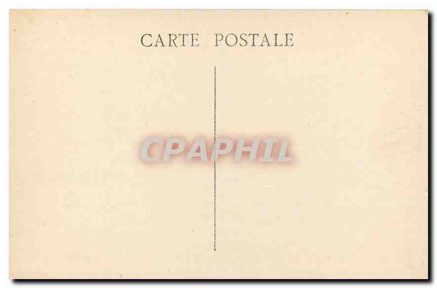 CPA Marseille La Corniche  — Verso