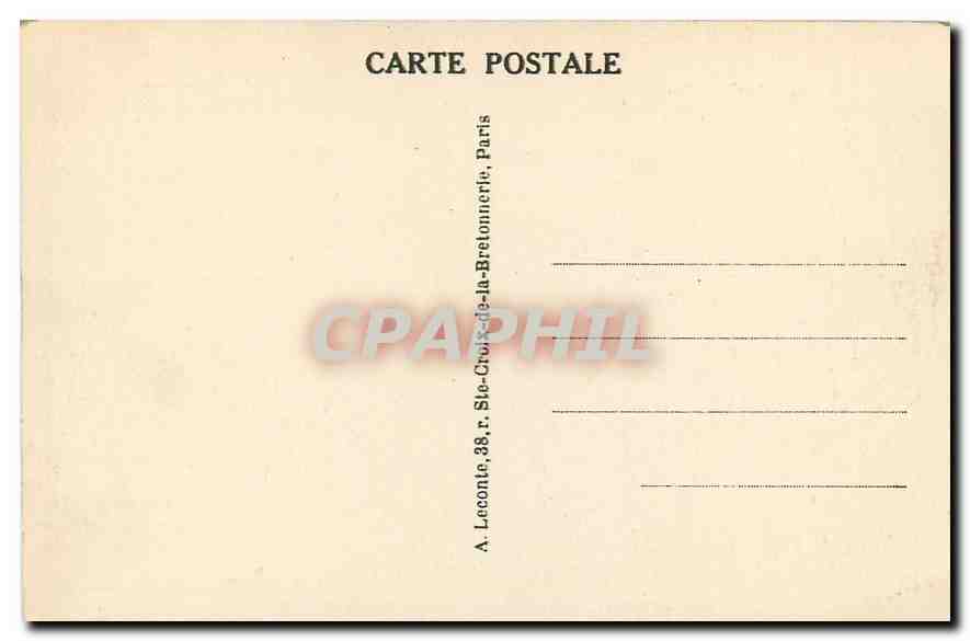 CPA Paris Notre Dame  — Verso