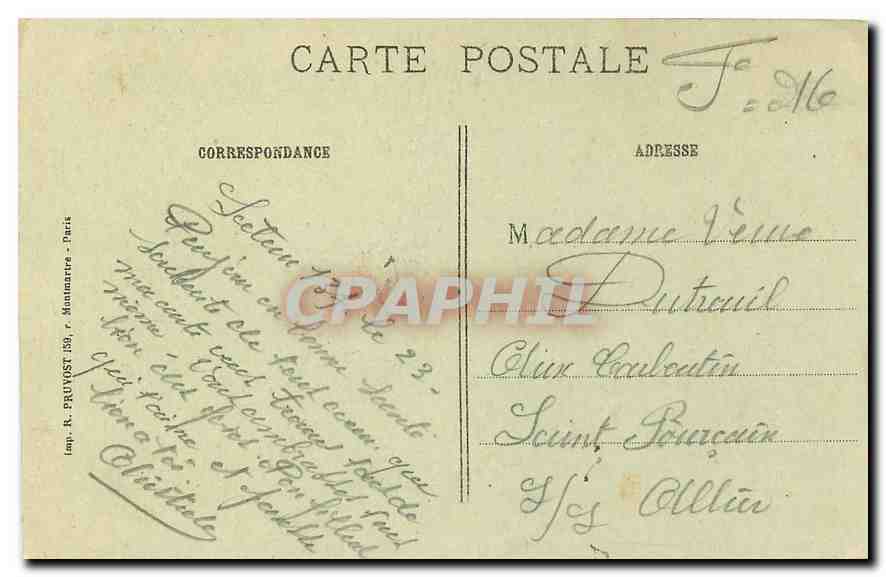 Amiens (Somme) — La Cathédrale — Le Grand Portail — R. P. — Back