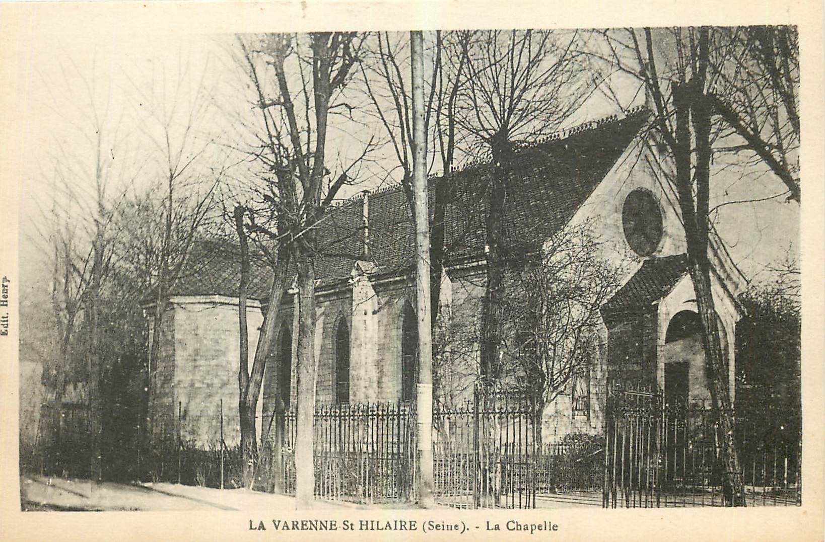 CPA La Varenne St Hilaire Seine La Chapelle 