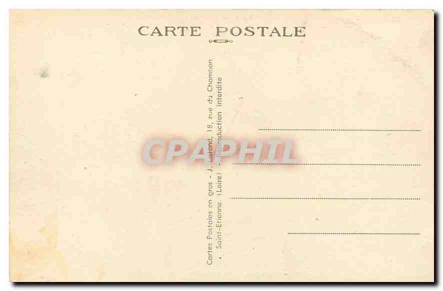 Saint-Étienne — Place Raspail - Jardins des Enfants — La Loire Illustrée, n°30 — Verso