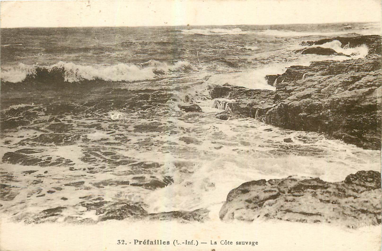 CPA Prefailles L Inf La Cote sauvage 