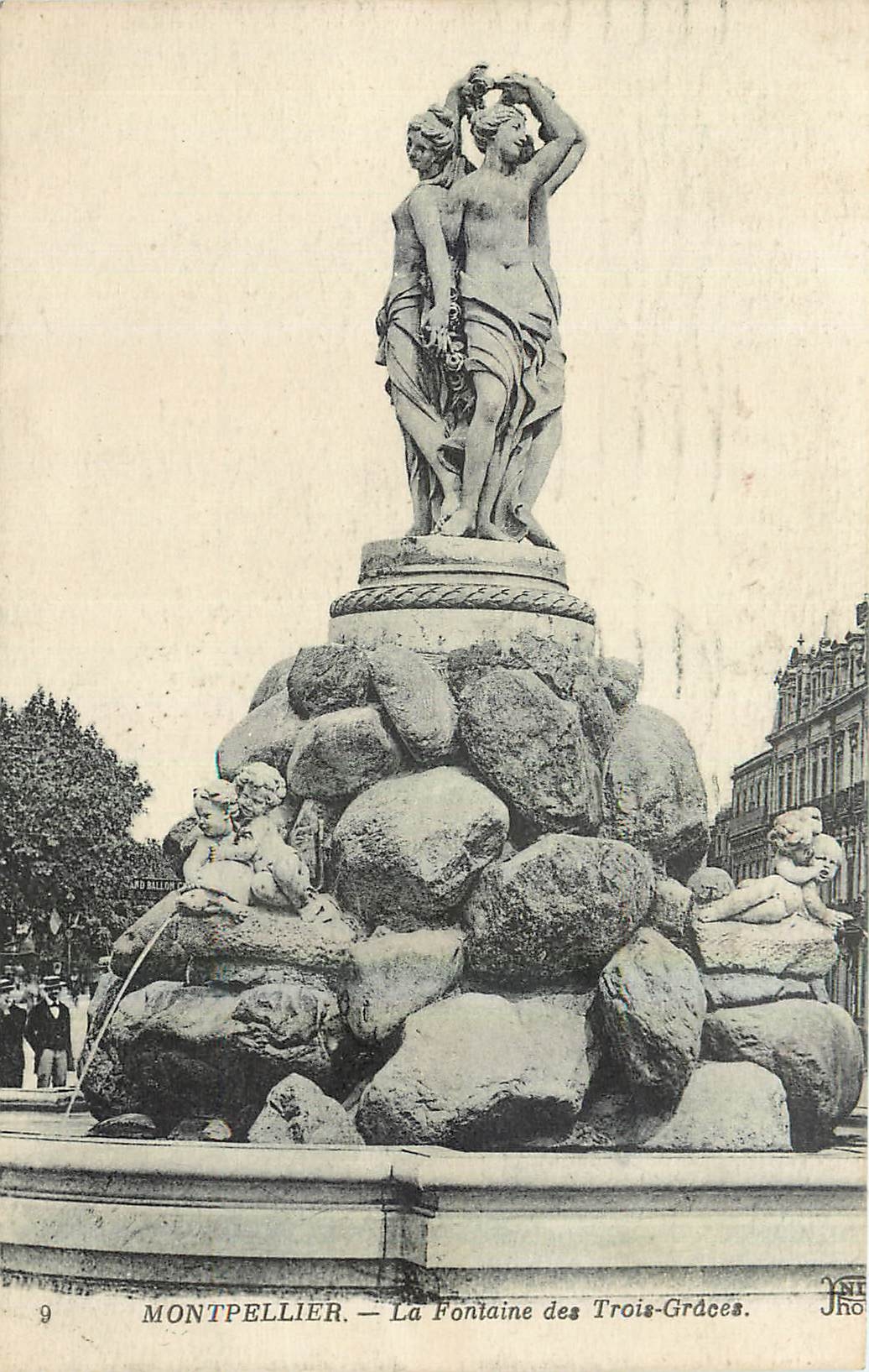 CPA Montpellier La Fontaine des Trois Graces 