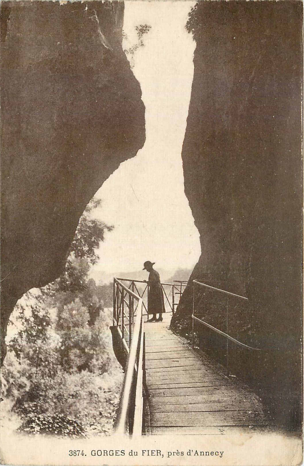 CPA Gorges du Fier pres d'Annecy 