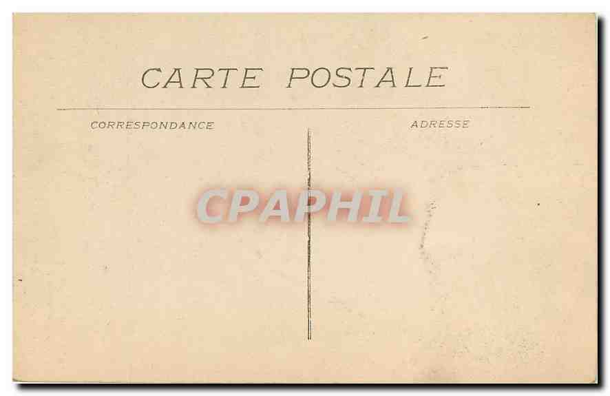 CPA Marseille Palais Longchamp Motif central  — Verso