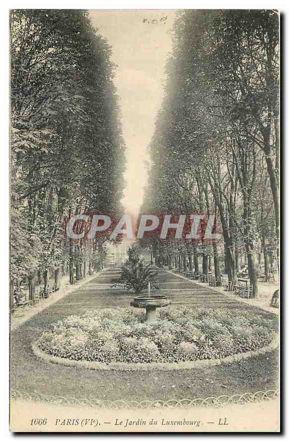 CPA Paris Le Jardin du Luxembourg 