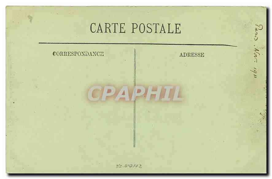 CPA Paris Le Jardin du Luxembourg  — Rückseite