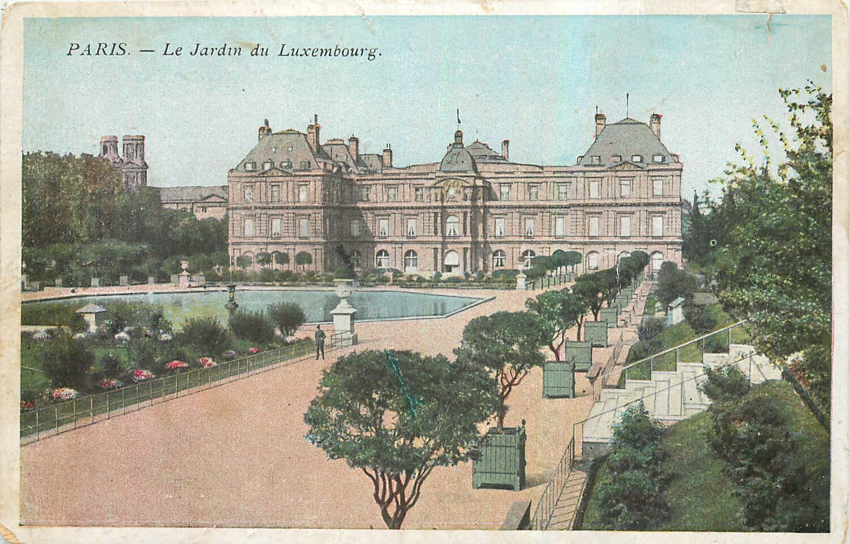 CPA Paris Le Jardin du Luxembourg 