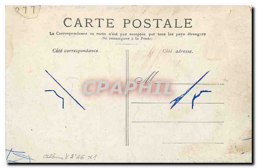 CPA Paris Le Jardin du Luxembourg  — Verso