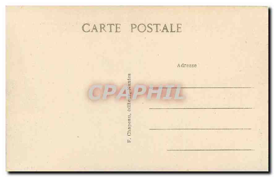 CPA Le Croisic Loire Inf La Grande Cote vers Batz maree montante  — Back