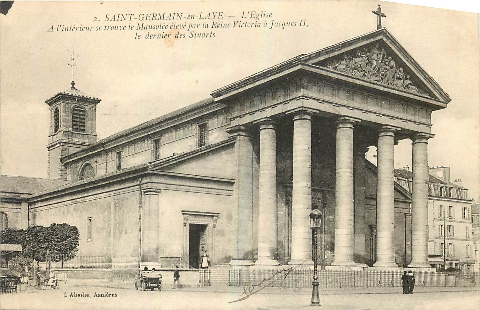 Saint-Germain-en-Laye — L'Église avec mausolée de la Reine Victoria à Jacques II