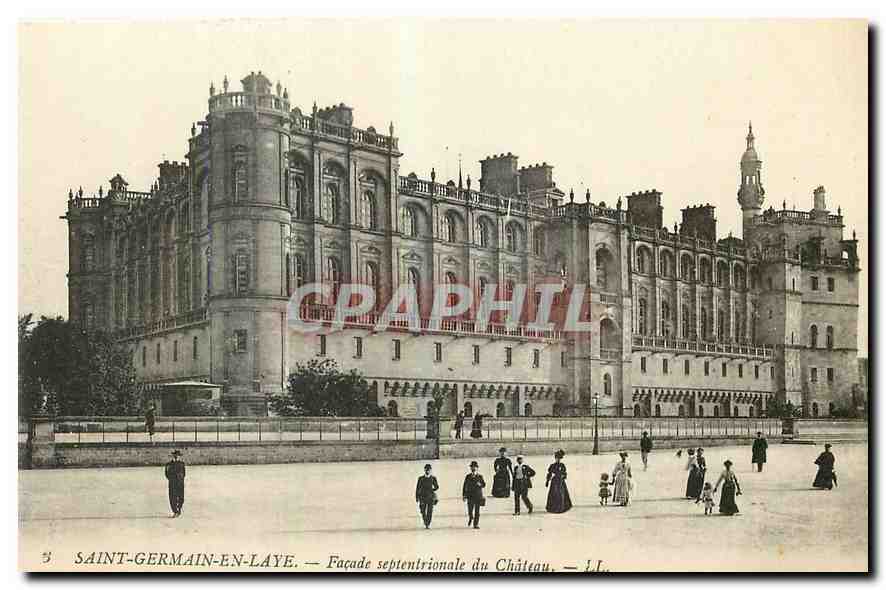 CPA Saint Germain en Laye Facade Septentrionale du Chateau 