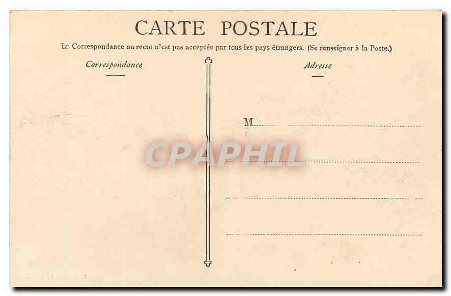 CPA Lyon Monument Carnot Place de la Republique Contrexeville Grand Cafe Riche — Verso