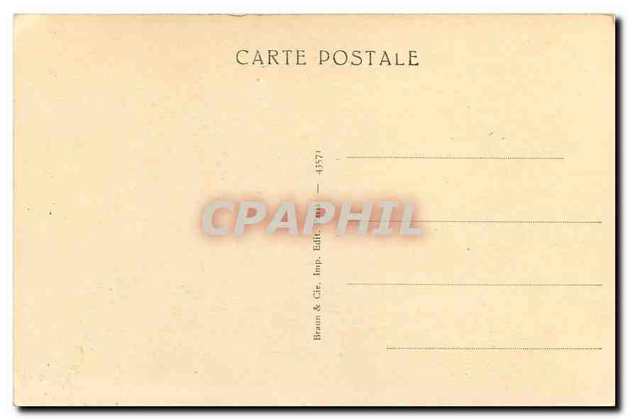 CPA Rome Palais du Vatican Raphael Sanzio La Dispute du Saint Sacrement  — Rückseite