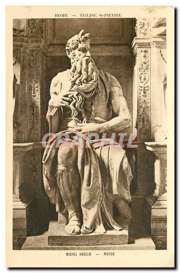 CPA Rome Eglise St Pierre Michel Angelo Moise 