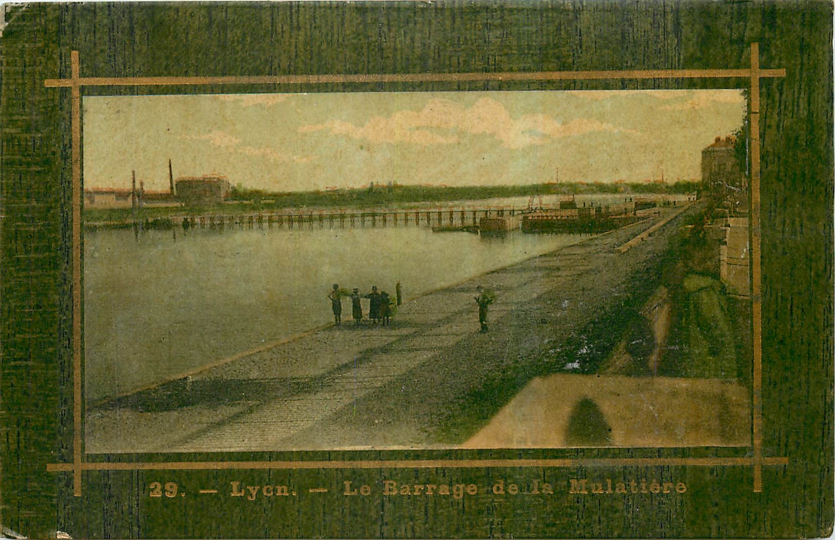 CPA Lyon Le Barrage de la Mulatiere 