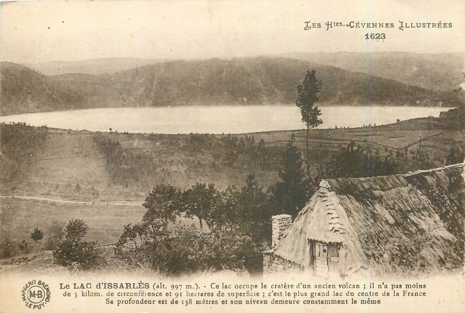 CPA Les Htes Cevennes Illustrees Le Lac d'Issarles 