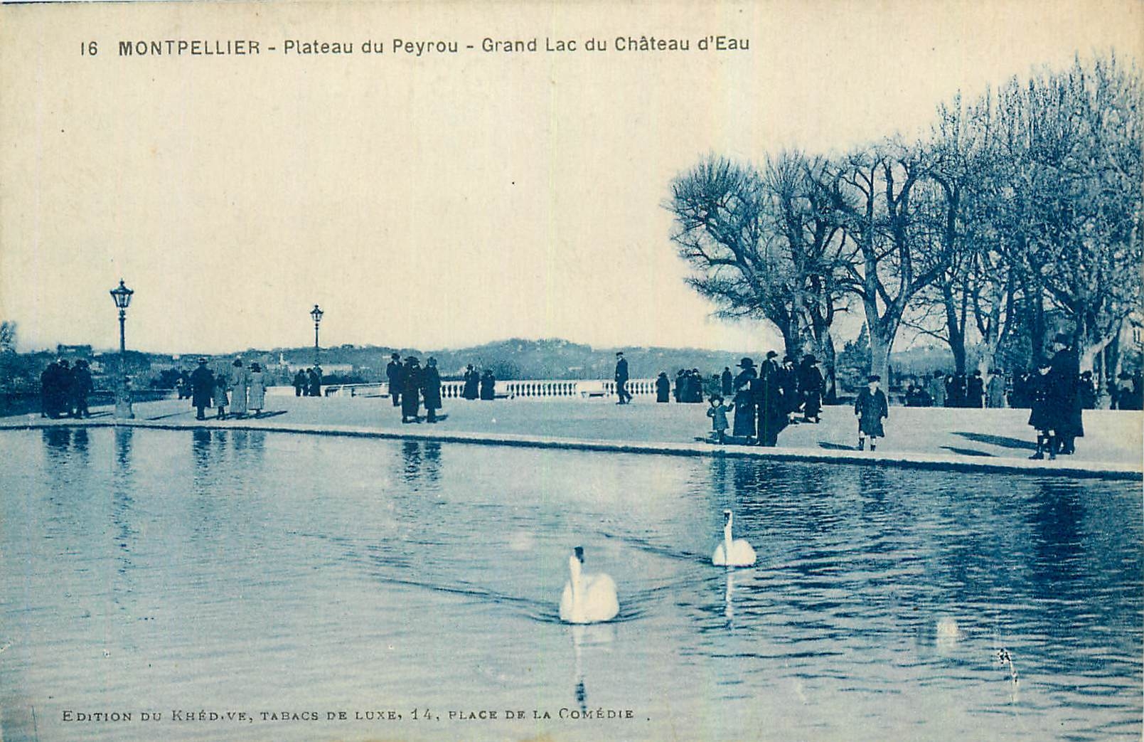 CPA Montpellier Plateau du Peyrou Grand Lac du Chateau d'Eau 