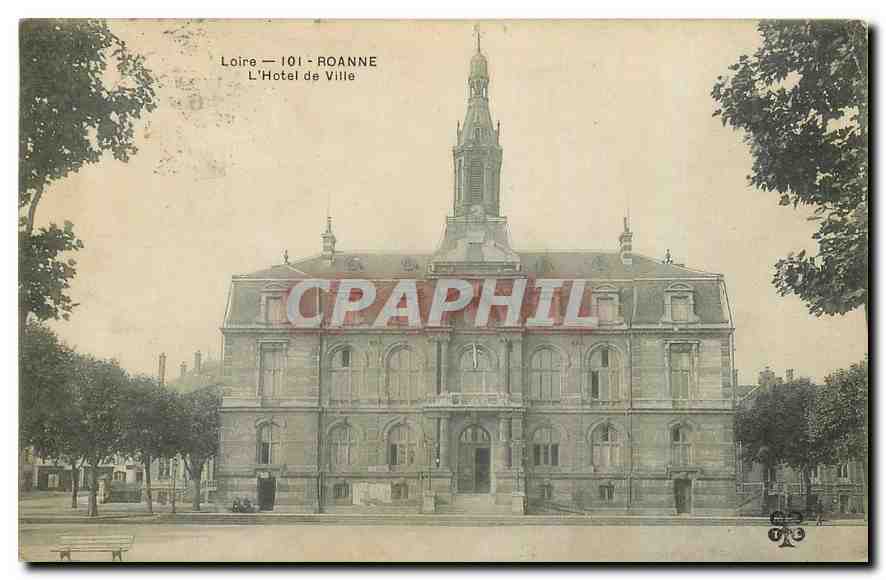 CPA Loire Roanne L'Hotel de Ville 