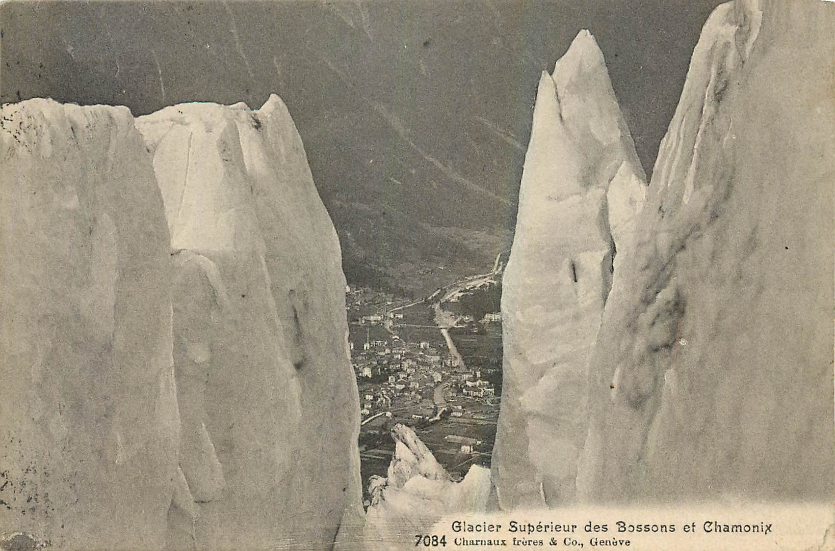 CPA Glacier Superieur des Bossons et Chamonix