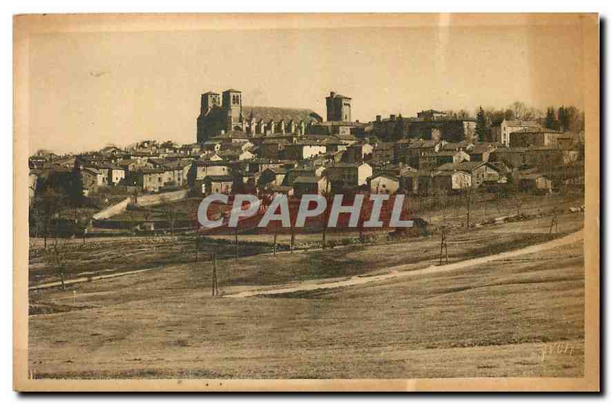 CPA La Douce France La Chaise Dieu Hte Loire Vue generale 