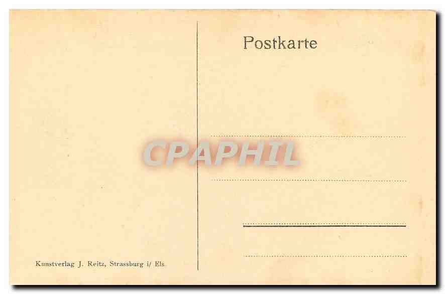 CPA Strassburg Munster Cathedrale La Mort de Maria  — Rückseite