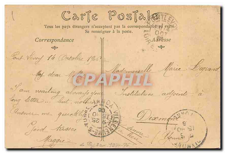 Château de Blois, Aile de François Ier — La Cheminée à la Salamandre — ND Phot — Rückseite