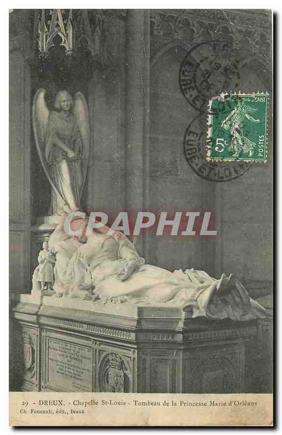 CPA Dreux Chapelle St Louis Tombeau de la Princesse Marie d'Orleans 