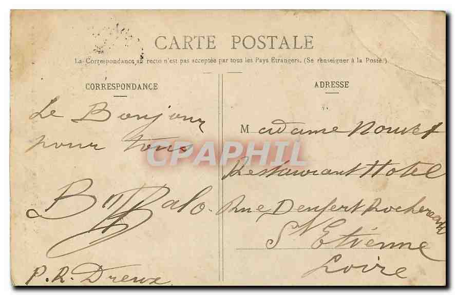 CPA Dreux Chapelle St Louis Tombeau de la Princesse Marie d'Orleans  — Verso