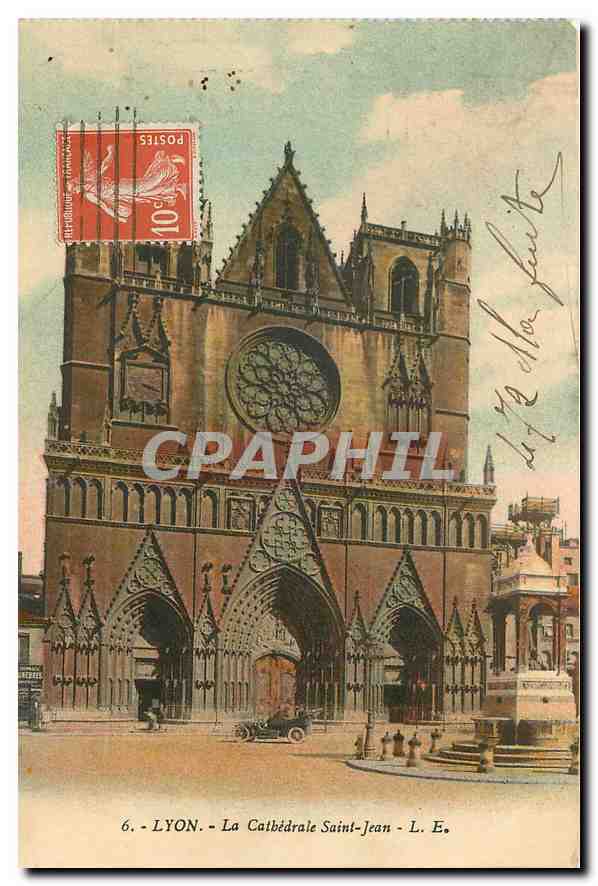 CPA Lyon La Cathedrale Saint Jean 