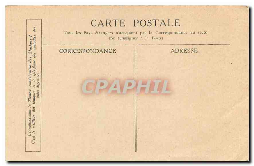 CPA Rouget de Lisle Marseillaise — Rückseite
