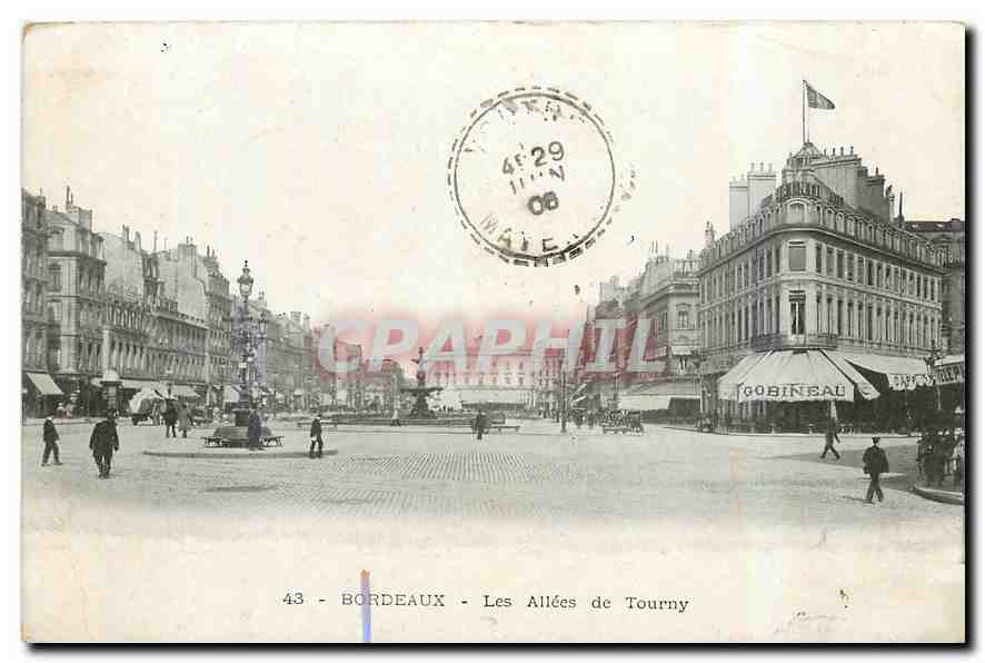Bordeaux — Les Allées de Tourny — Gobineau