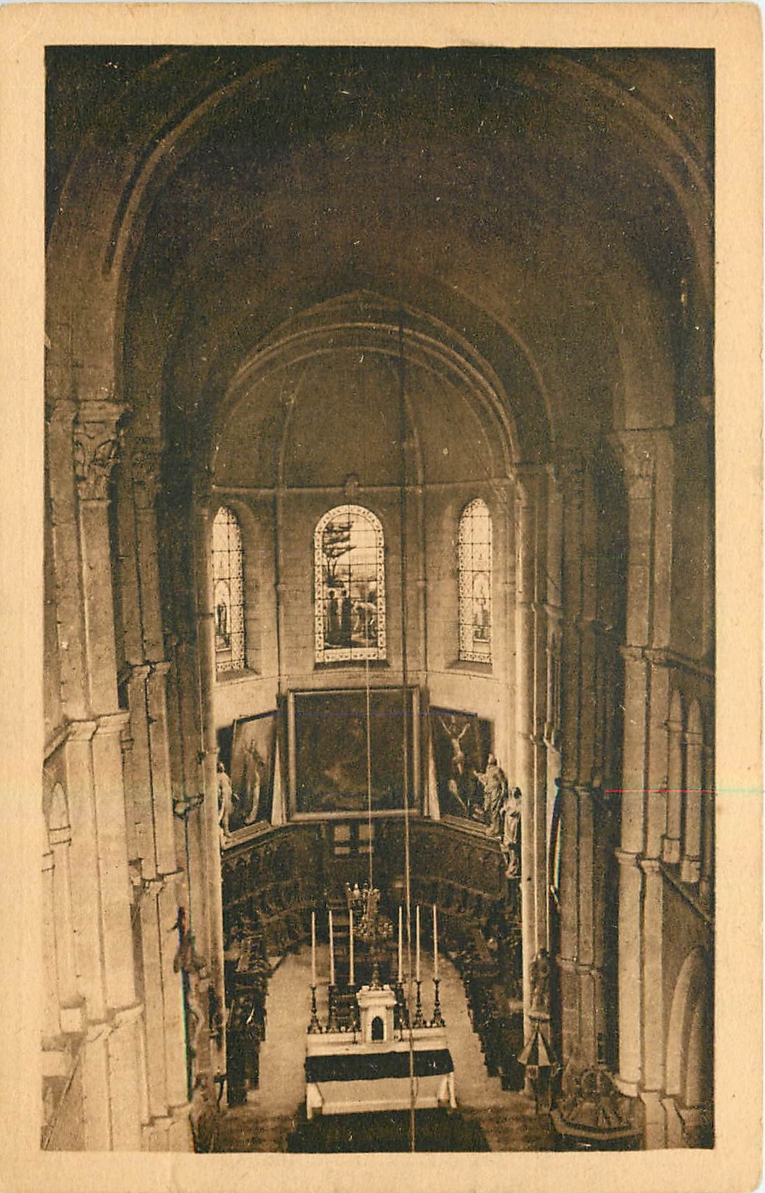 CPA Le Morvan Artistique Saulieu Basilique Saint Andoche 