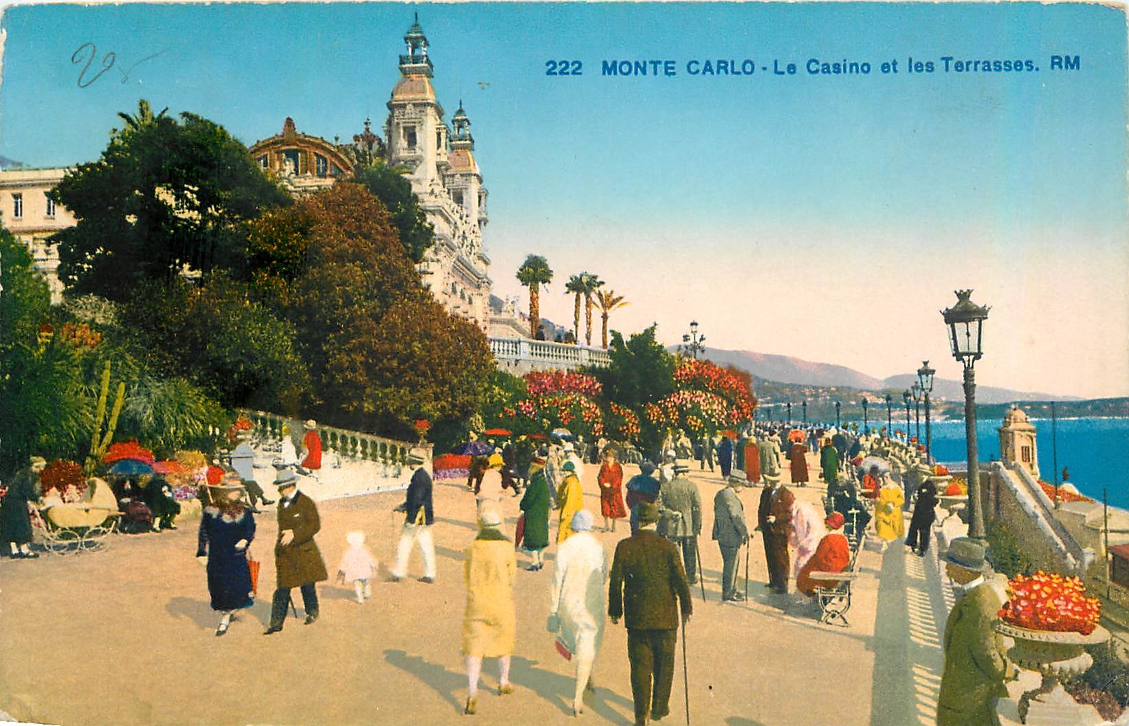 CPA Monte Carlo Le Casino et les Terrasses 