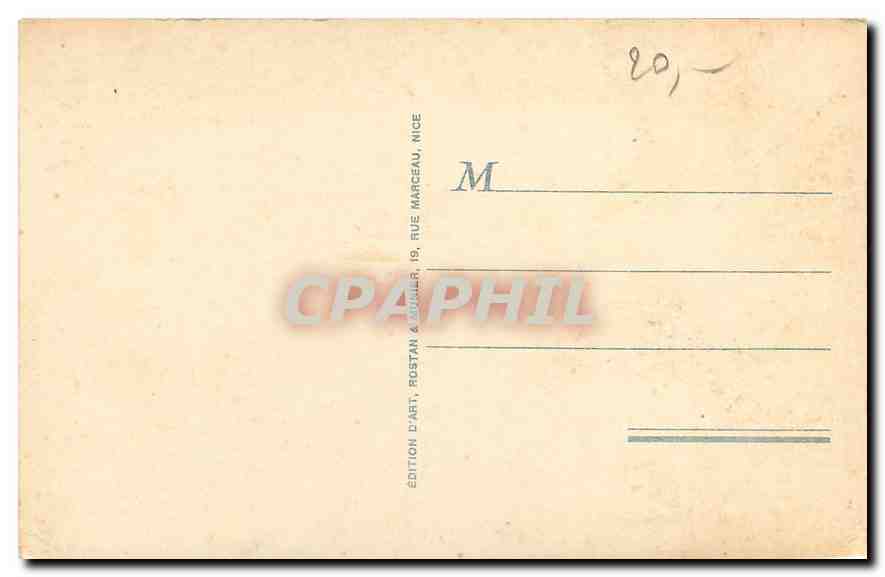 CPA Monte Carlo Le Casino et les Terrasses  — Rückseite
