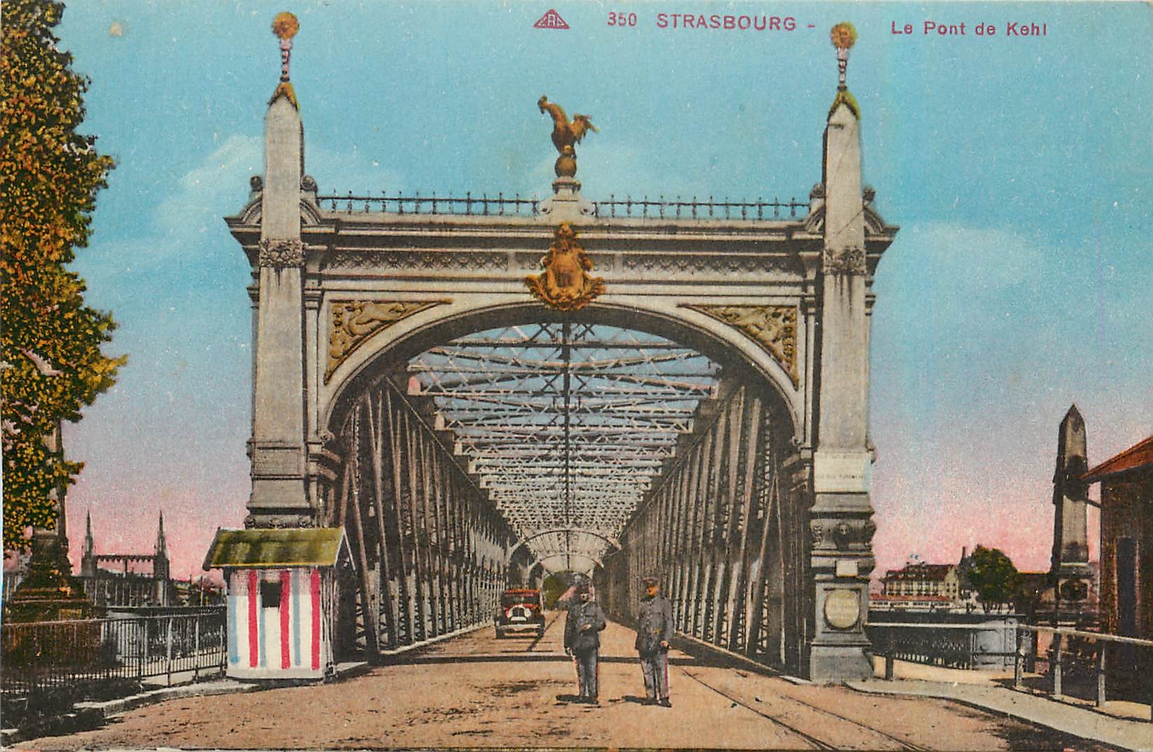 CPA Strasbourg Le Pont de Kehl 