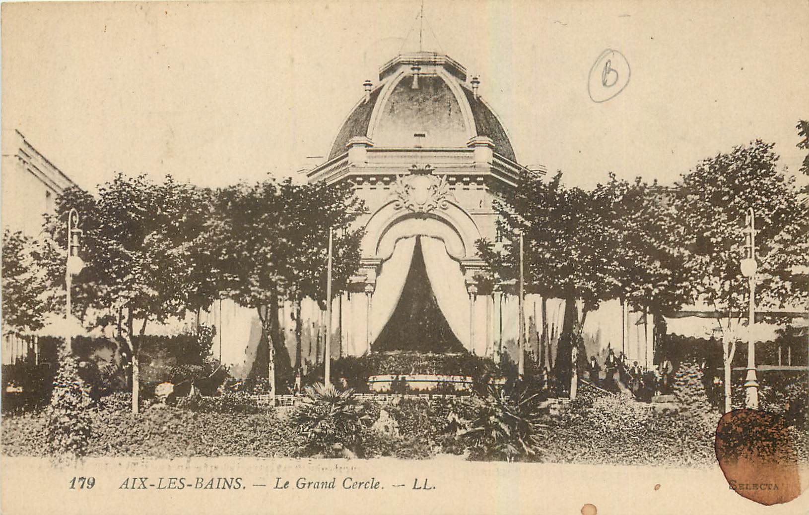 CPA Aix les Bains Le Grand Cercle 