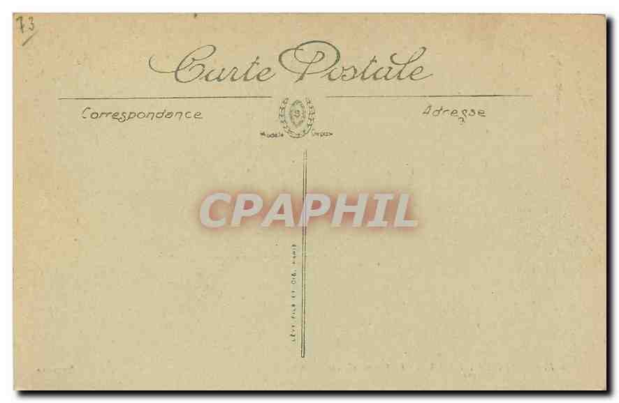CPA Aix les Bains Le Grand Cercle  — Verso