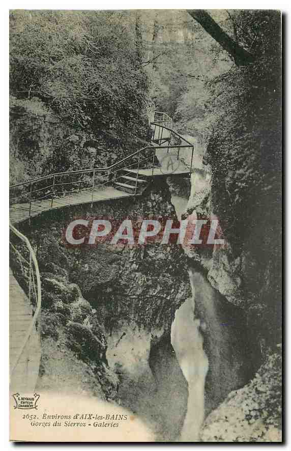 CPA Environs d'Aix les Bains Gorges du Sierroz Galeries 